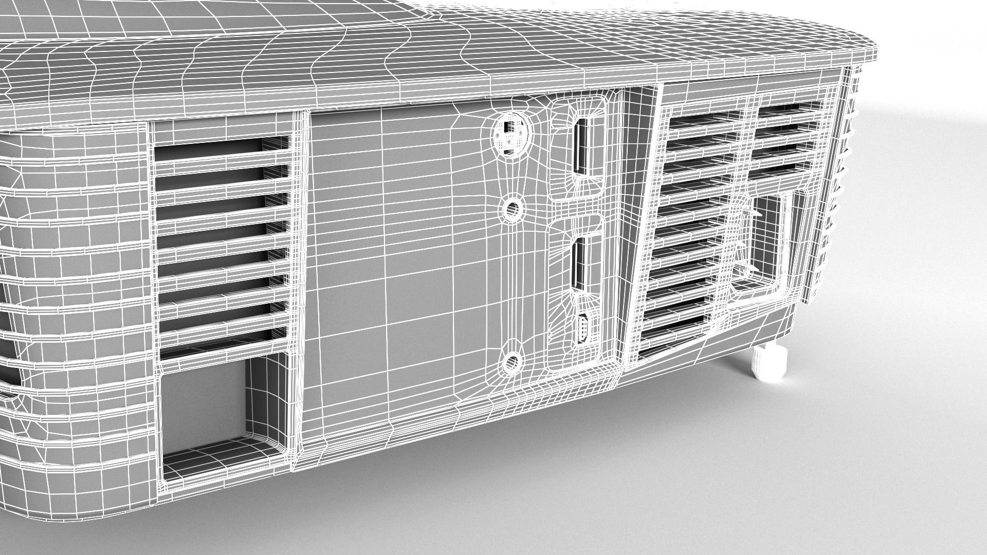 Optoma Projector 3D model_7