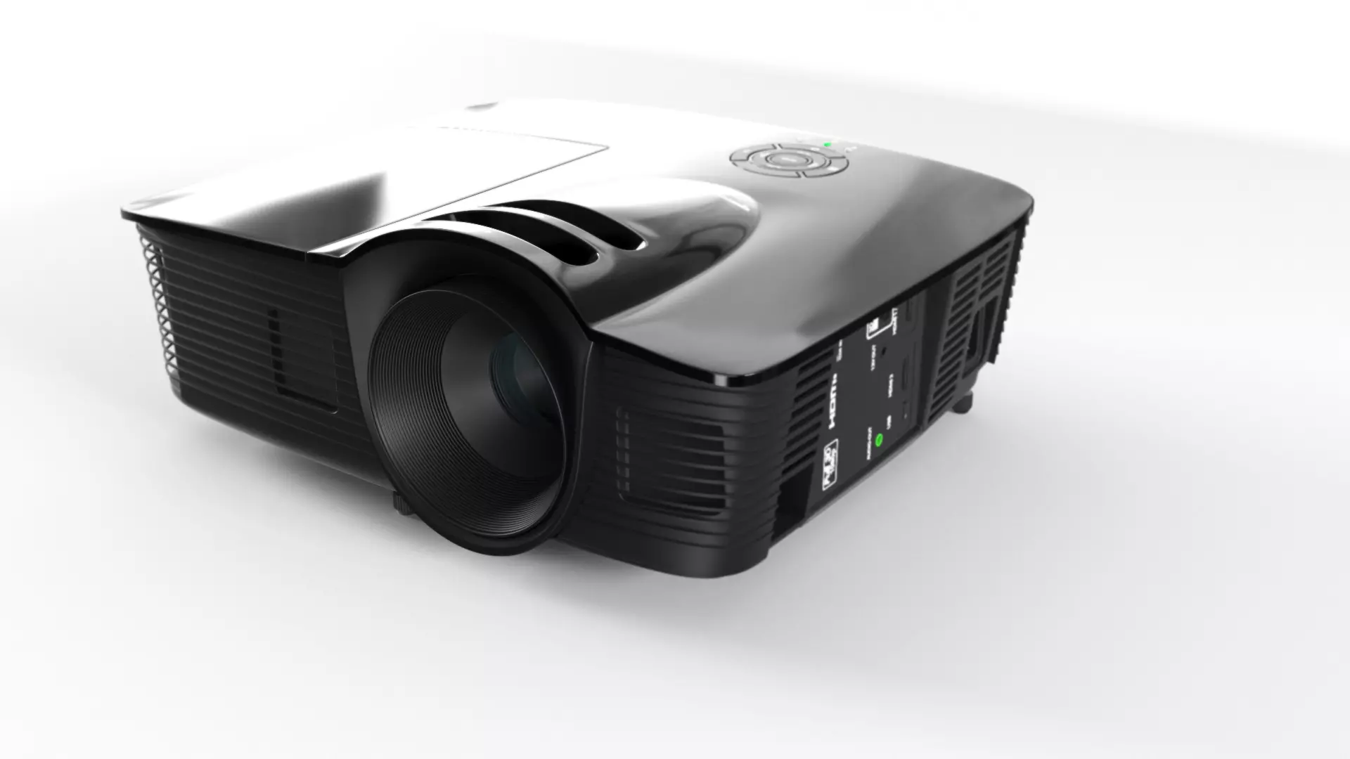 Optoma Projector 3D model_0