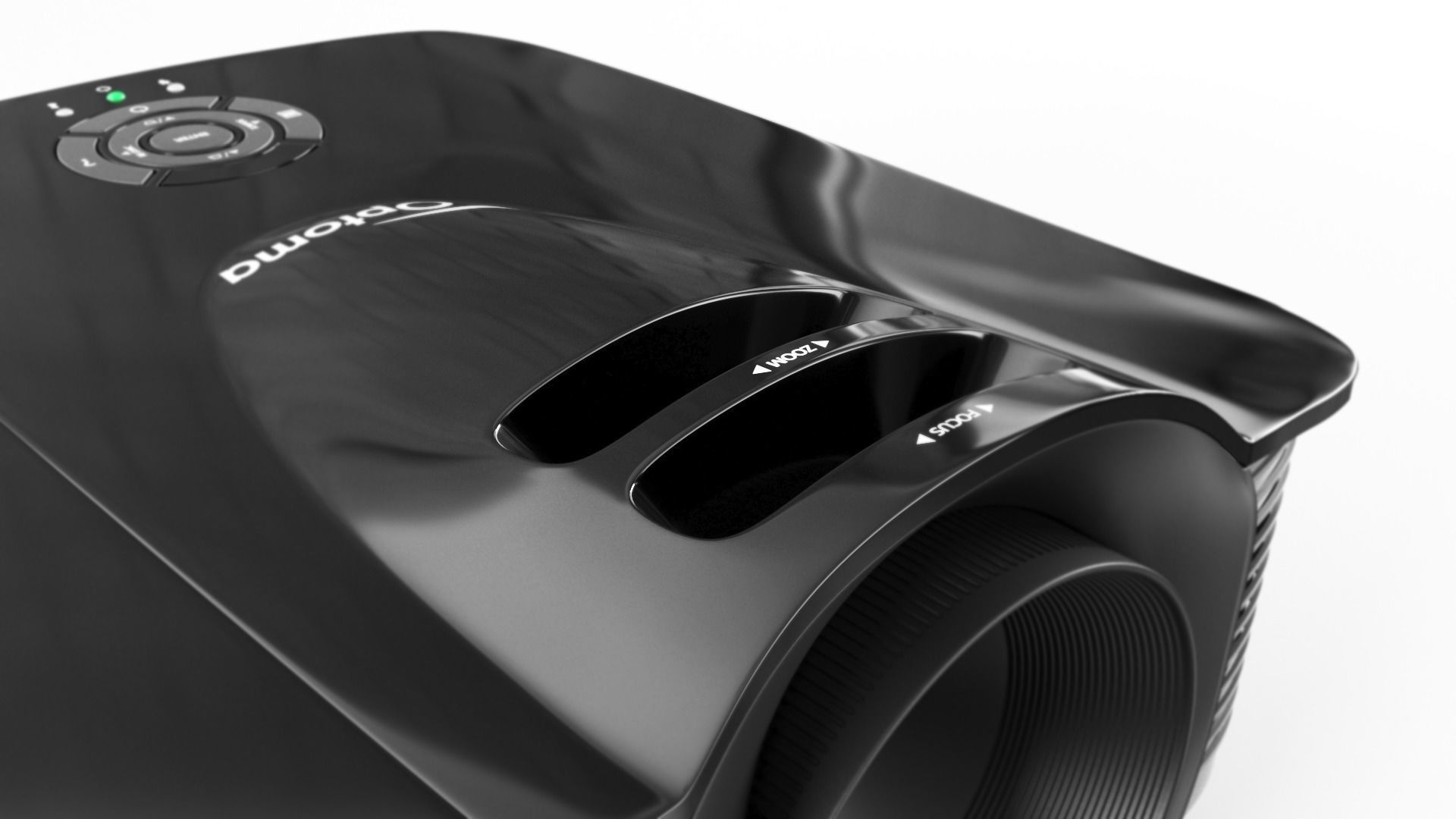 Optoma Projector 3D model_4
