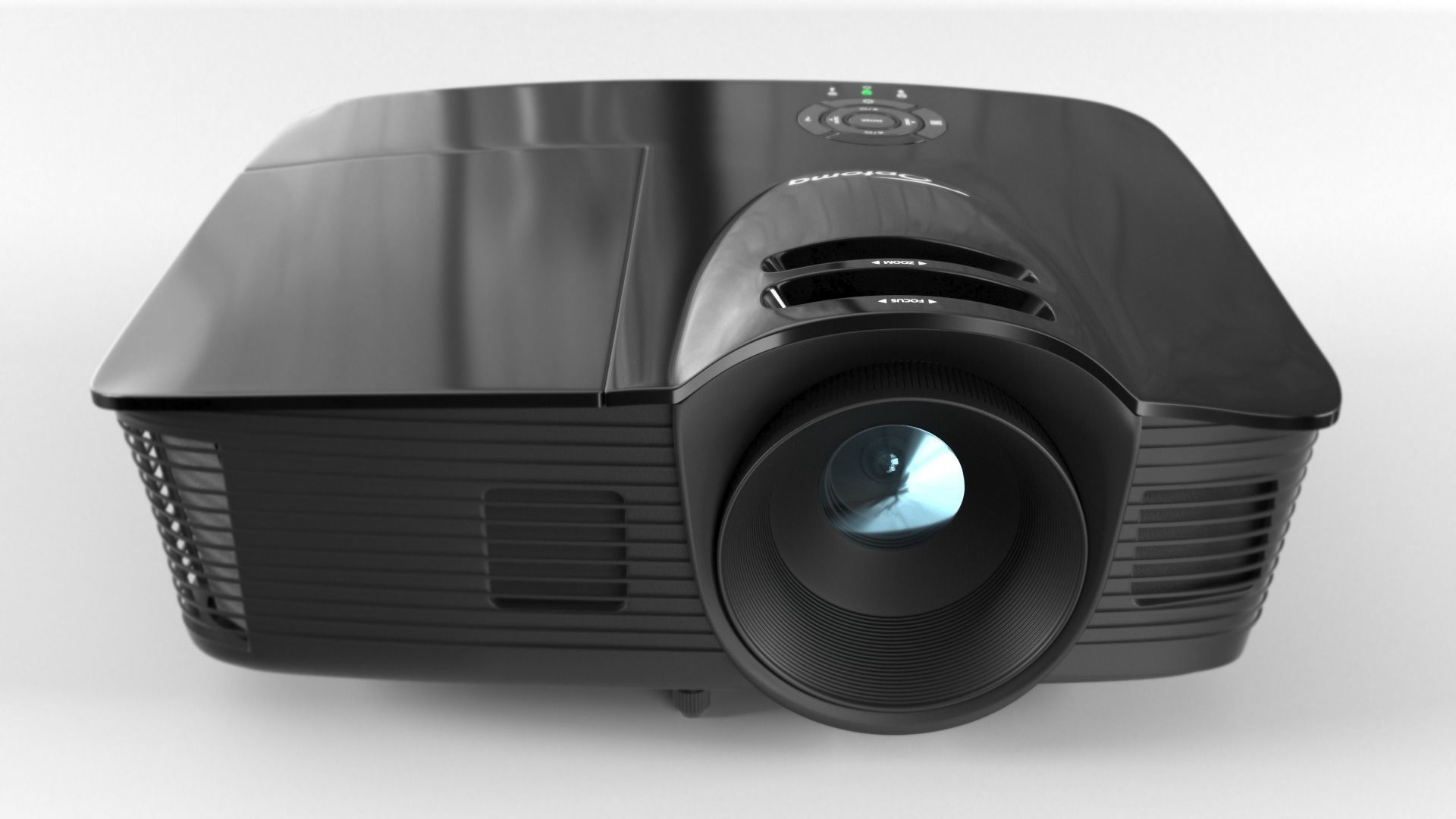 Optoma Projector 3D model_1