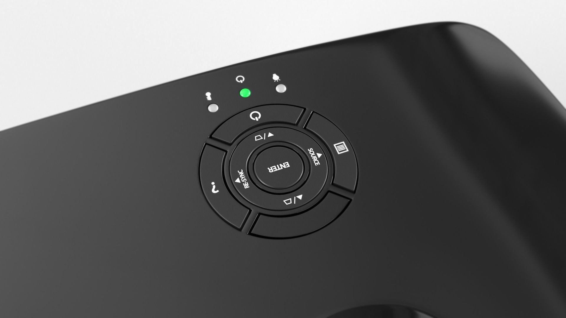 Optoma Projector 3D model_3