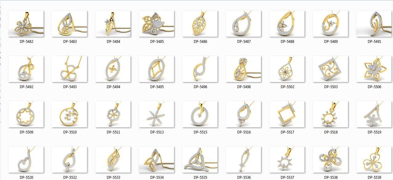 700 Women pendant 3dm stl render detail 3D print model 3D print model_2
