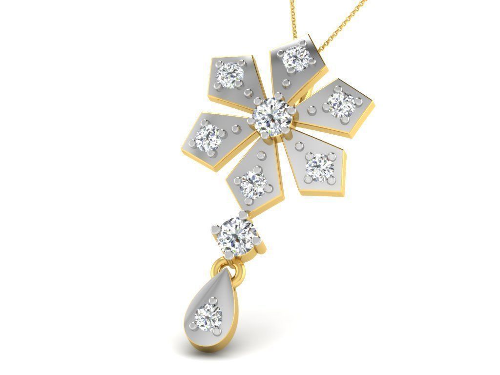 700 Women pendant 3dm stl render detail 3D print model 3D print model_68