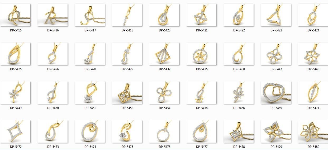 700 Women pendant 3dm stl render detail 3D print model 3D print model_16