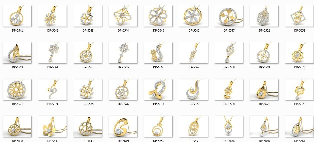 700 Women pendant 3dm stl render detail 3D print model 3D print model_3