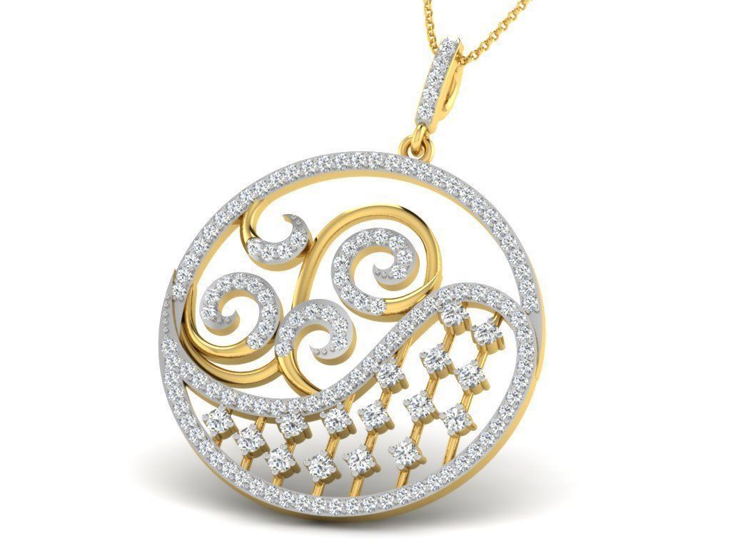 700 Women pendant 3dm stl render detail 3D print model 3D print model_51