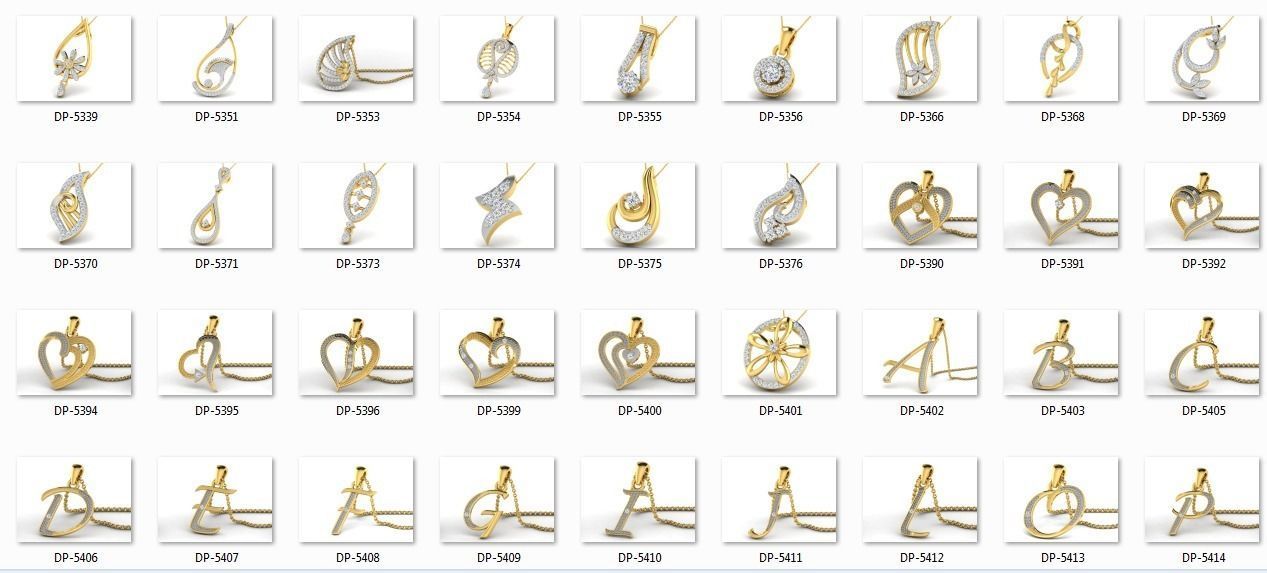 700 Women pendant 3dm stl render detail 3D print model 3D print model_15
