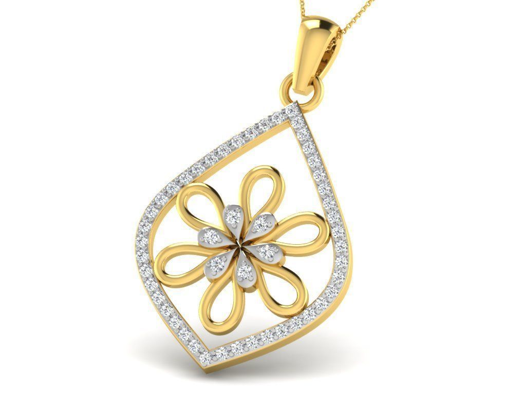 700 Women pendant 3dm stl render detail 3D print model 3D print model_61