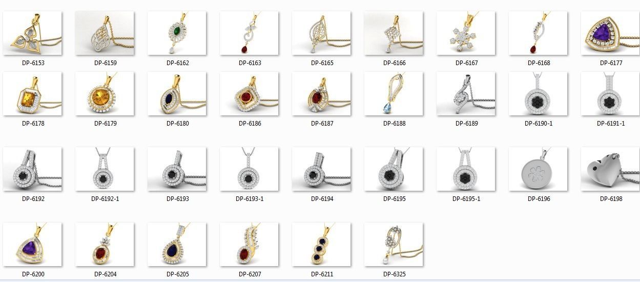 700 Women pendant 3dm stl render detail 3D print model 3D print model_10