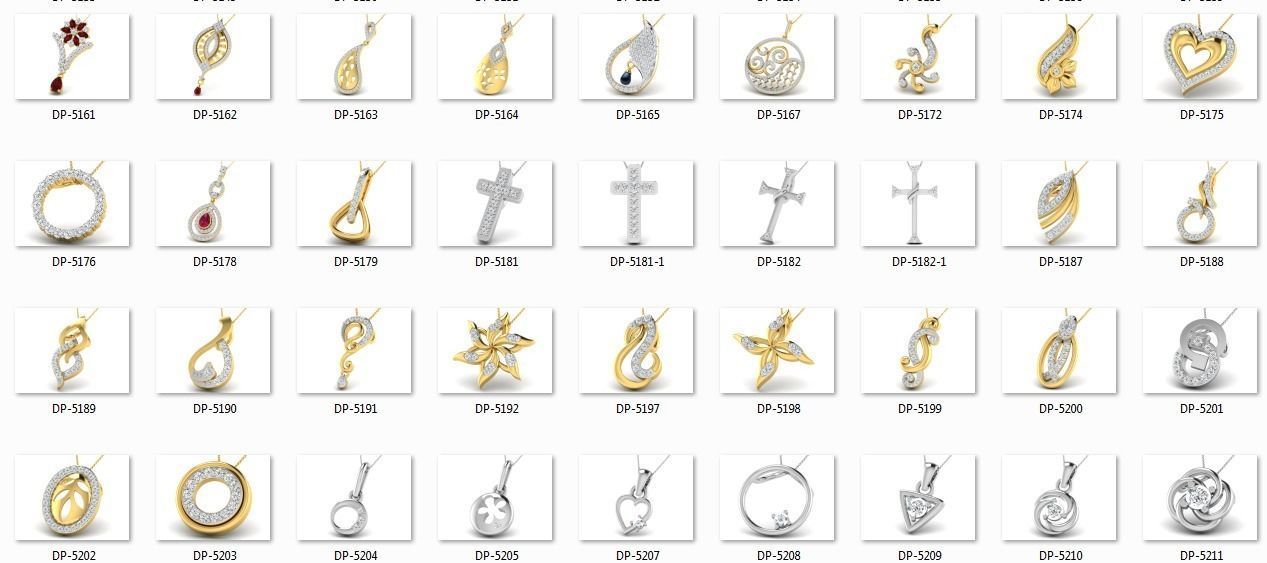 700 Women pendant 3dm stl render detail 3D print model 3D print model_11
