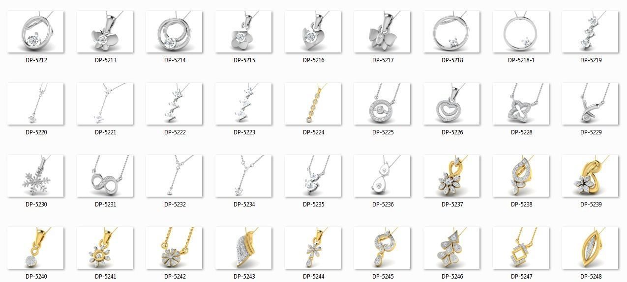 700 Women pendant 3dm stl render detail 3D print model 3D print model_12