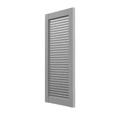 louver window persiana blind low poly