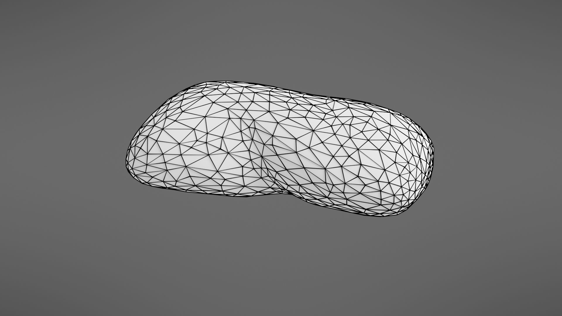Bread roll Low-poly 3D model_23