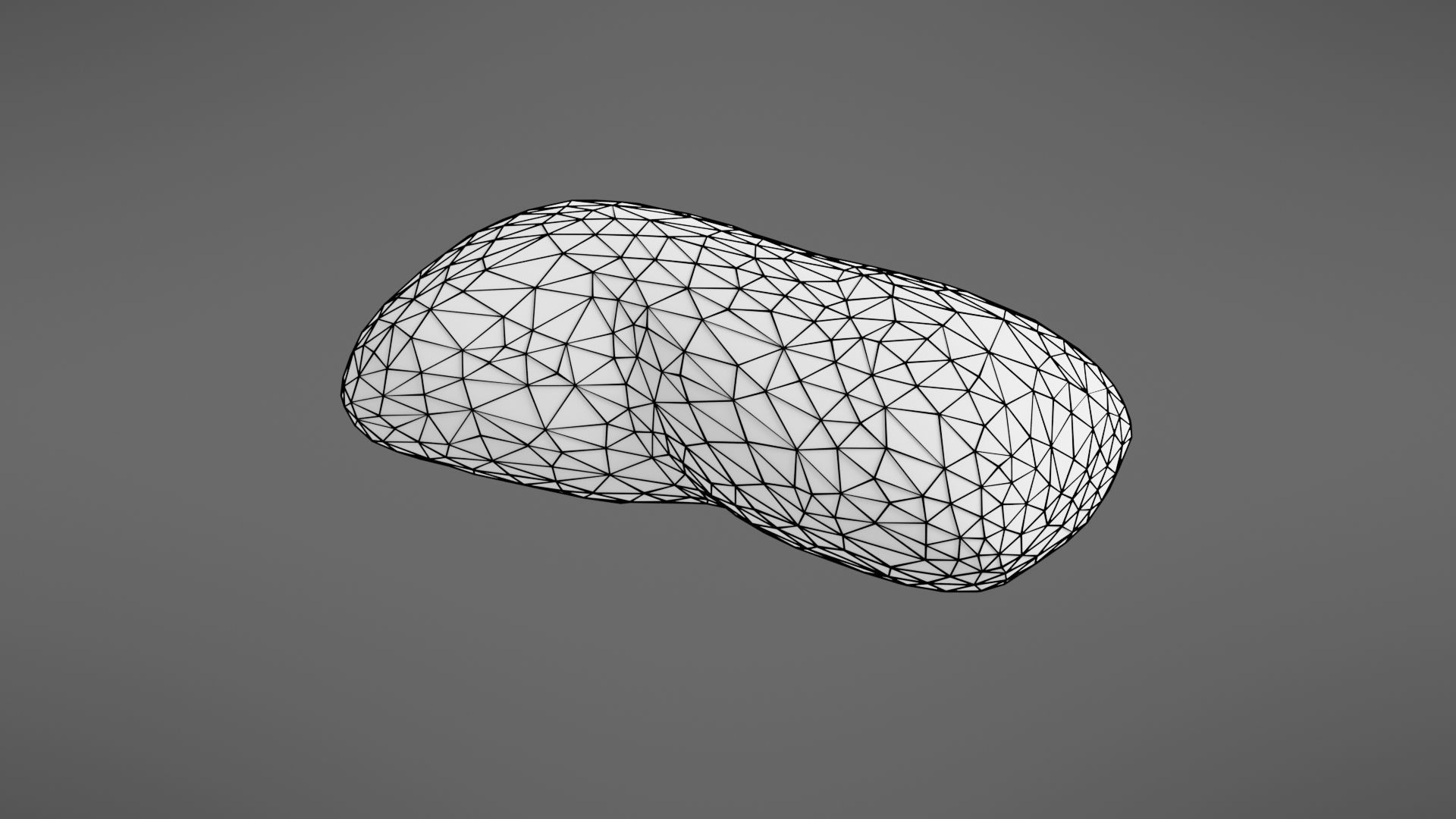 Bread roll Low-poly 3D model_21