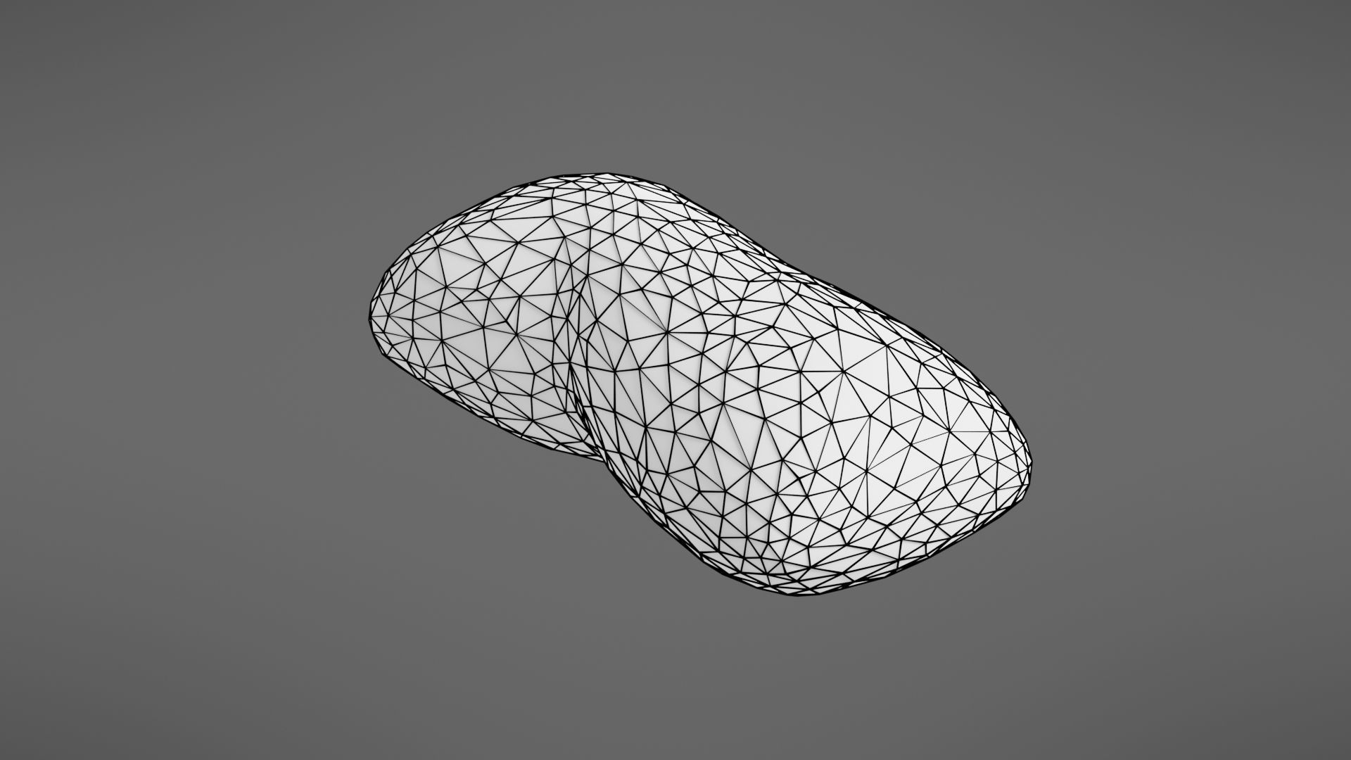 Bread roll Low-poly 3D model_38