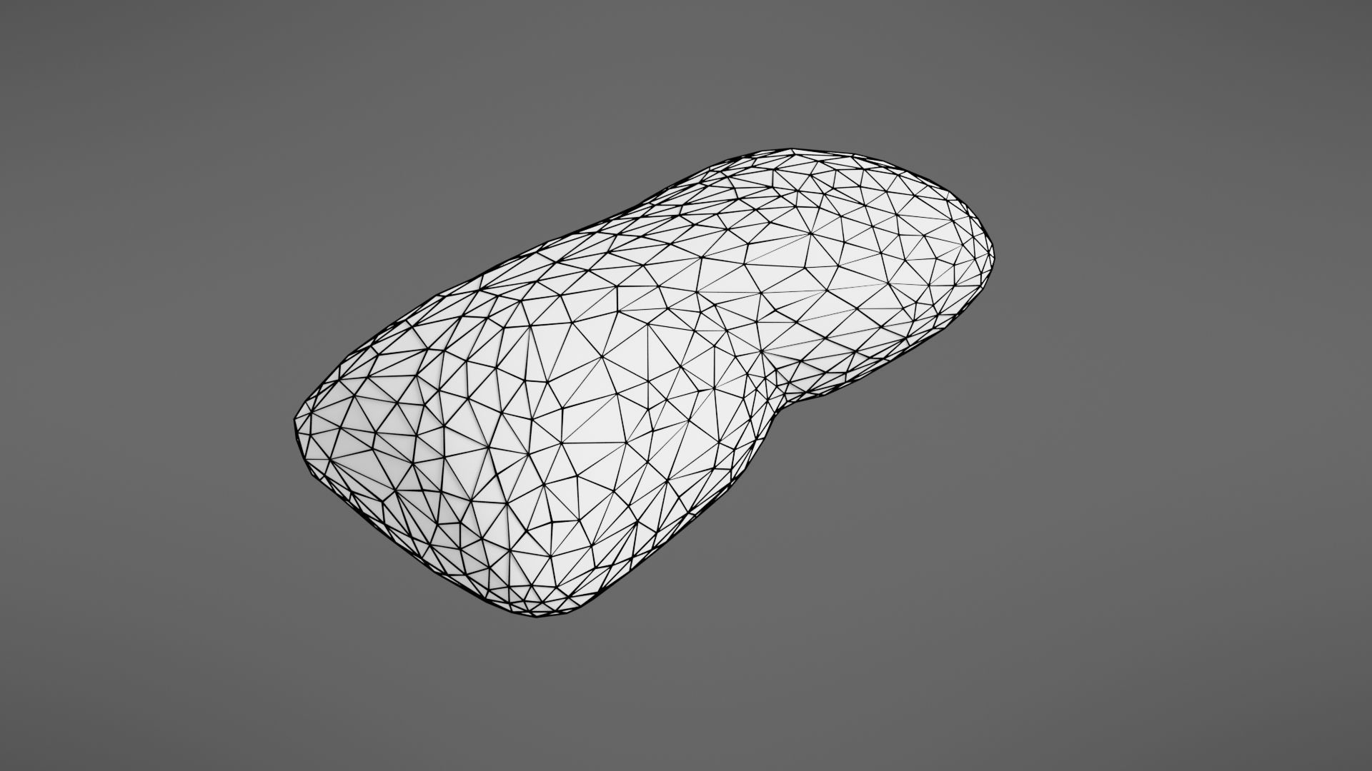 Bread roll Low-poly 3D model_27