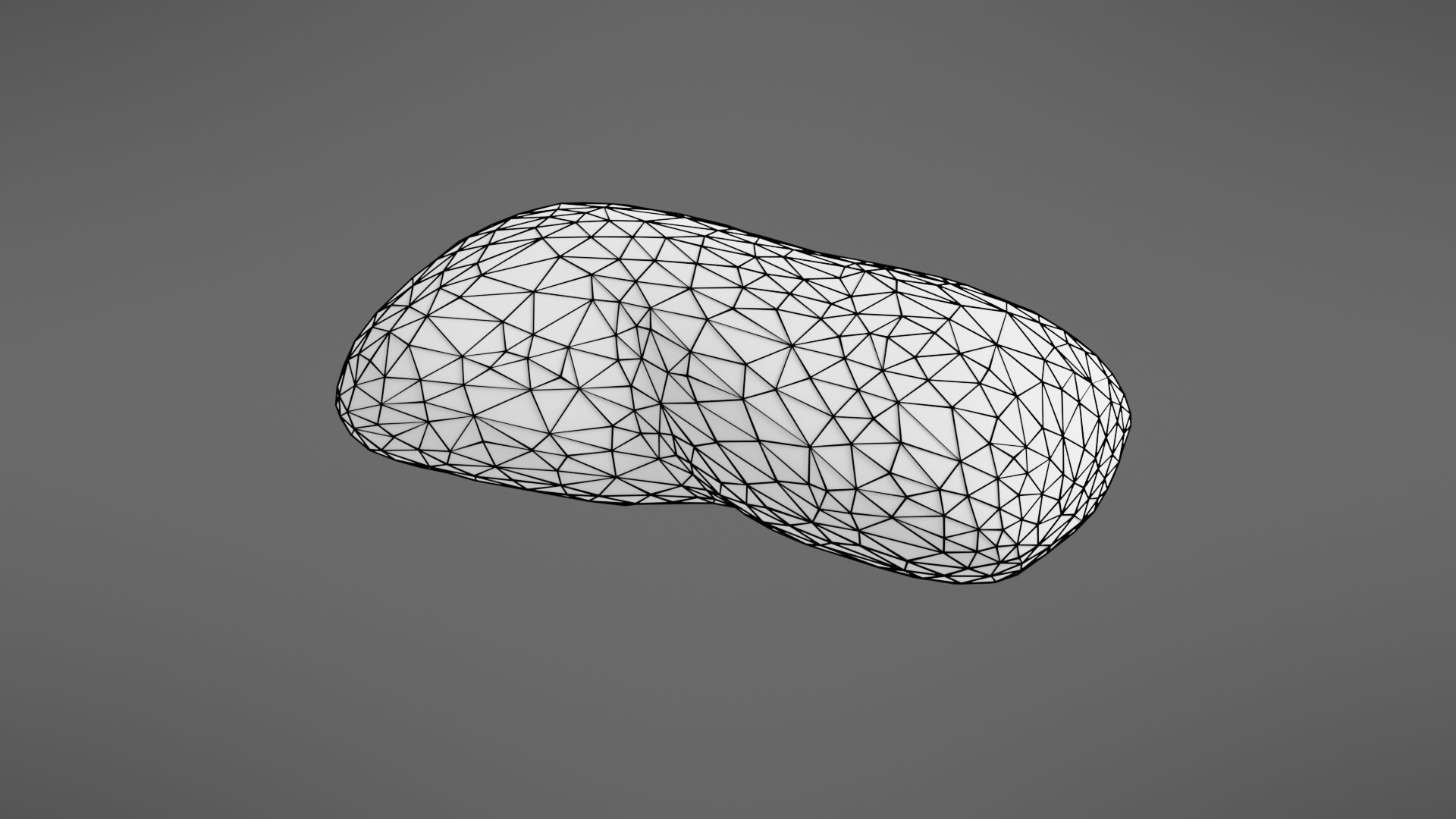 Bread roll Low-poly 3D model_22