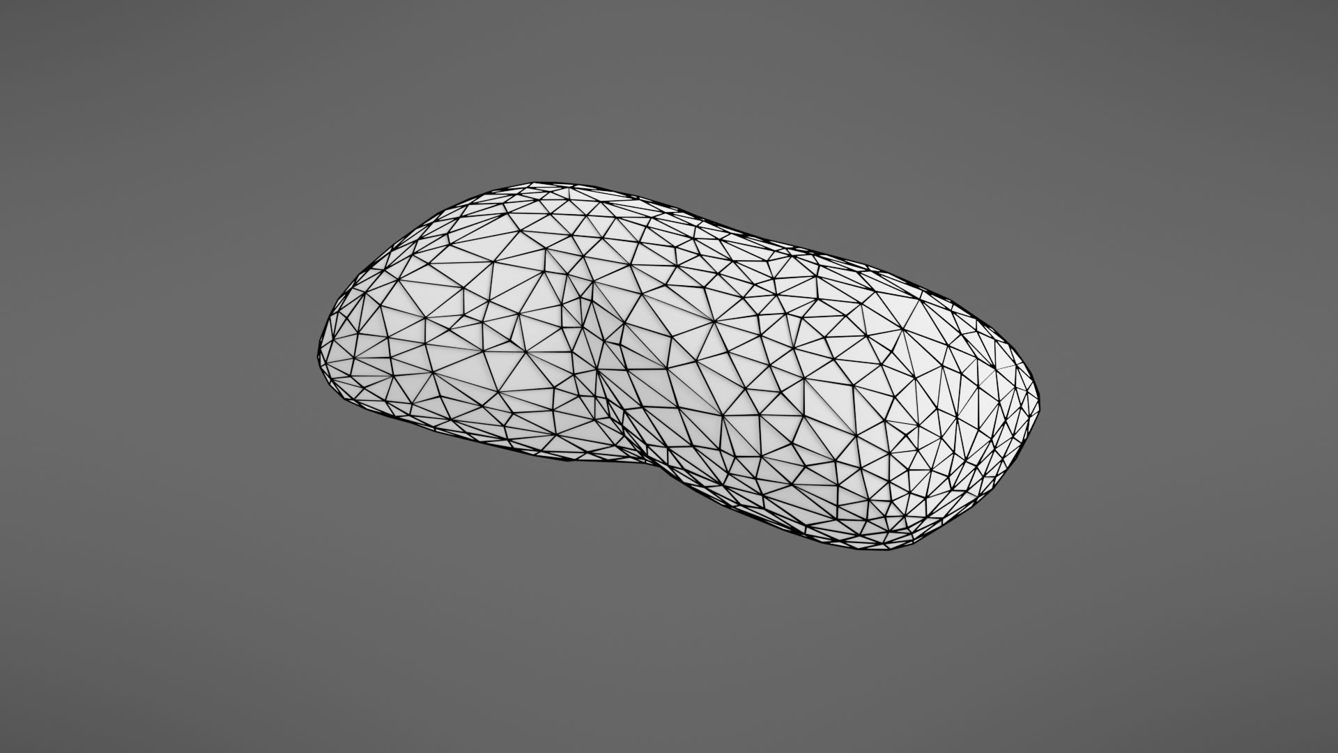 Bread roll Low-poly 3D model_40