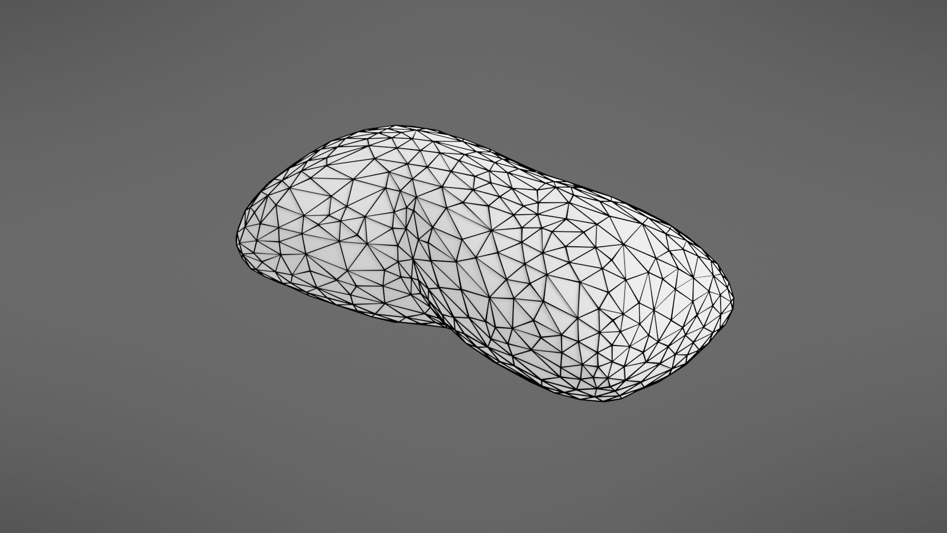 Bread roll Low-poly 3D model_39