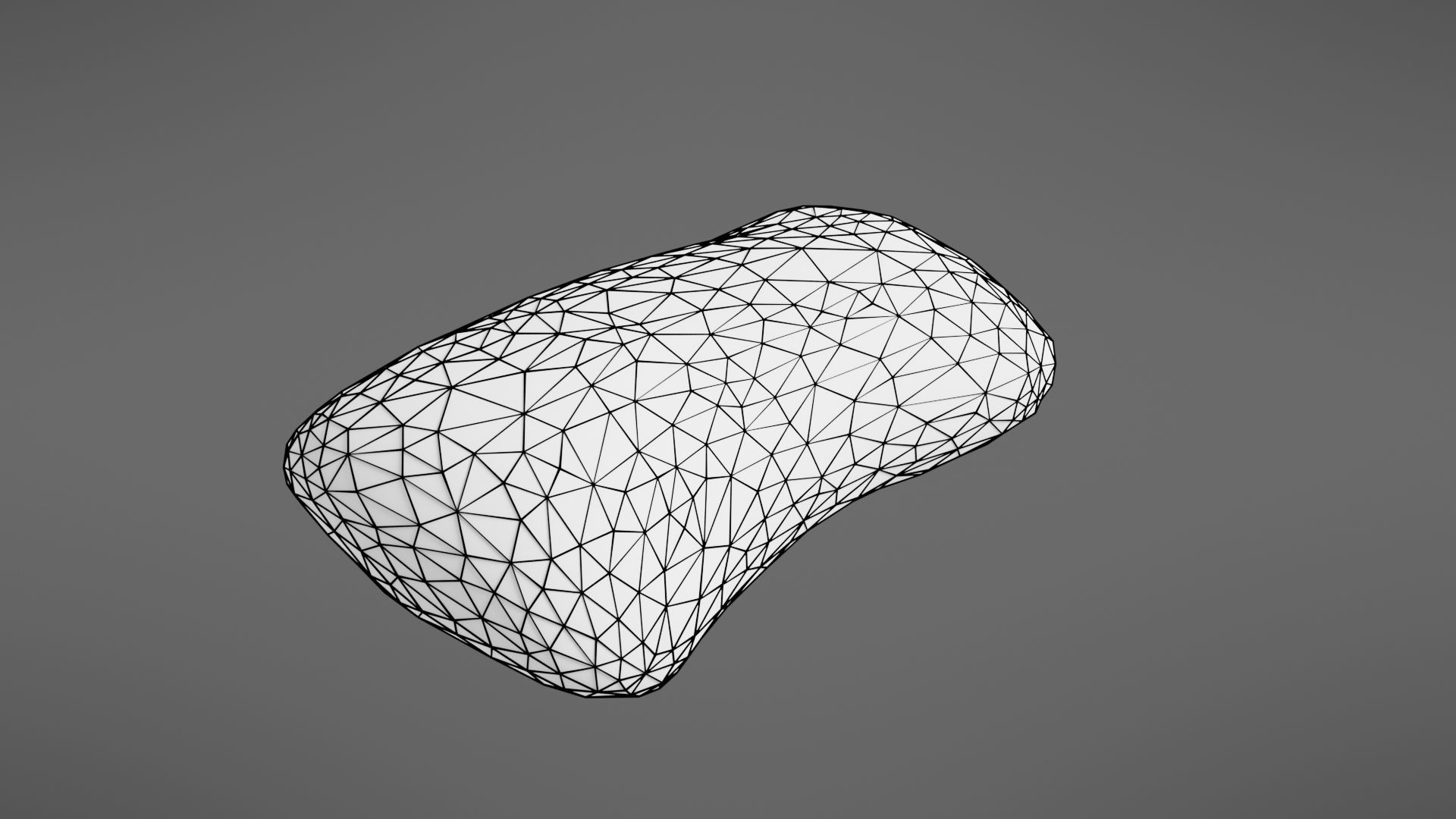 Bread roll Low-poly 3D model_34
