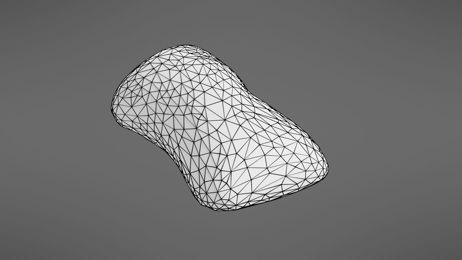 Bread roll Low-poly 3D model_30