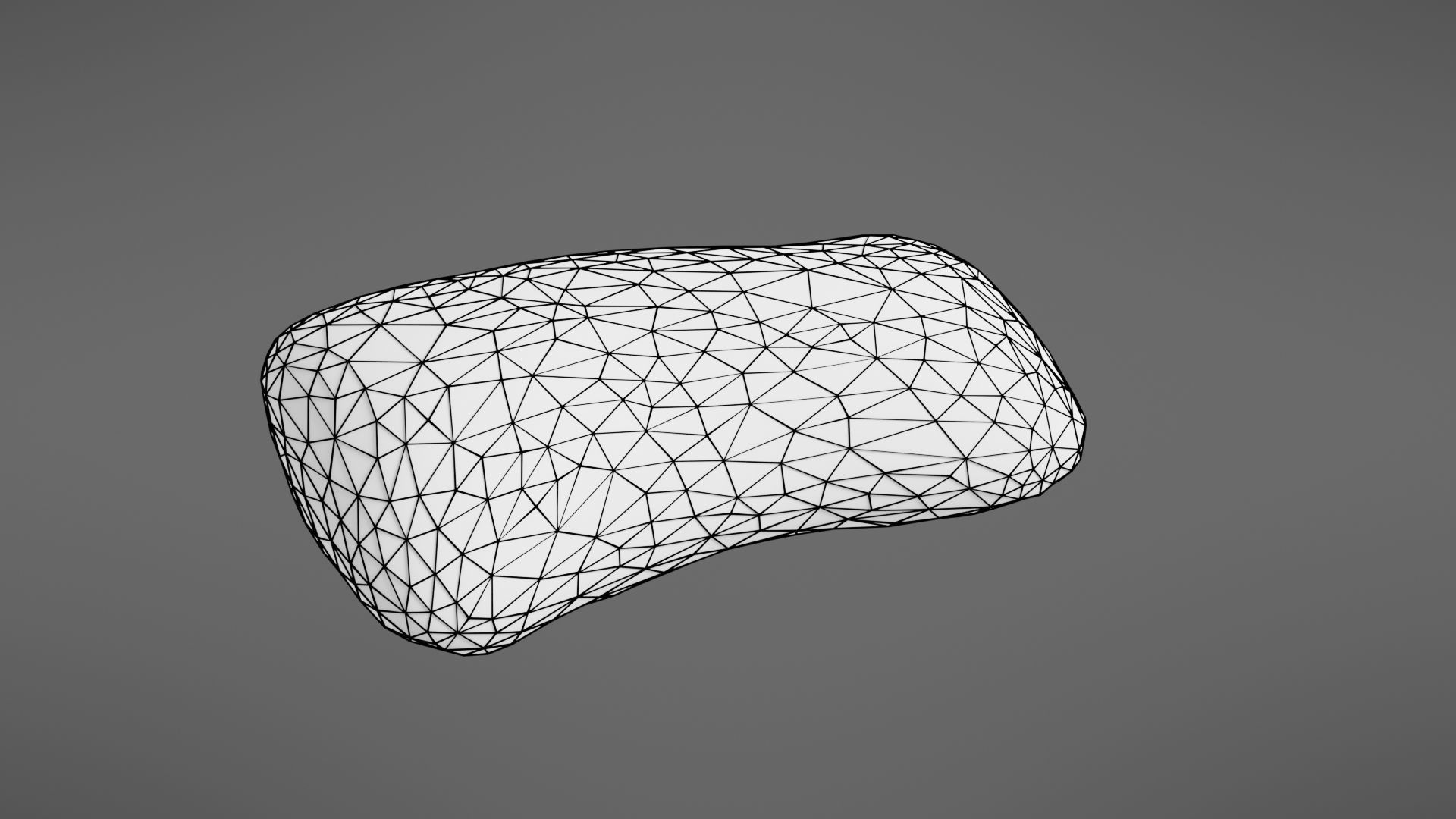 Bread roll Low-poly 3D model_33