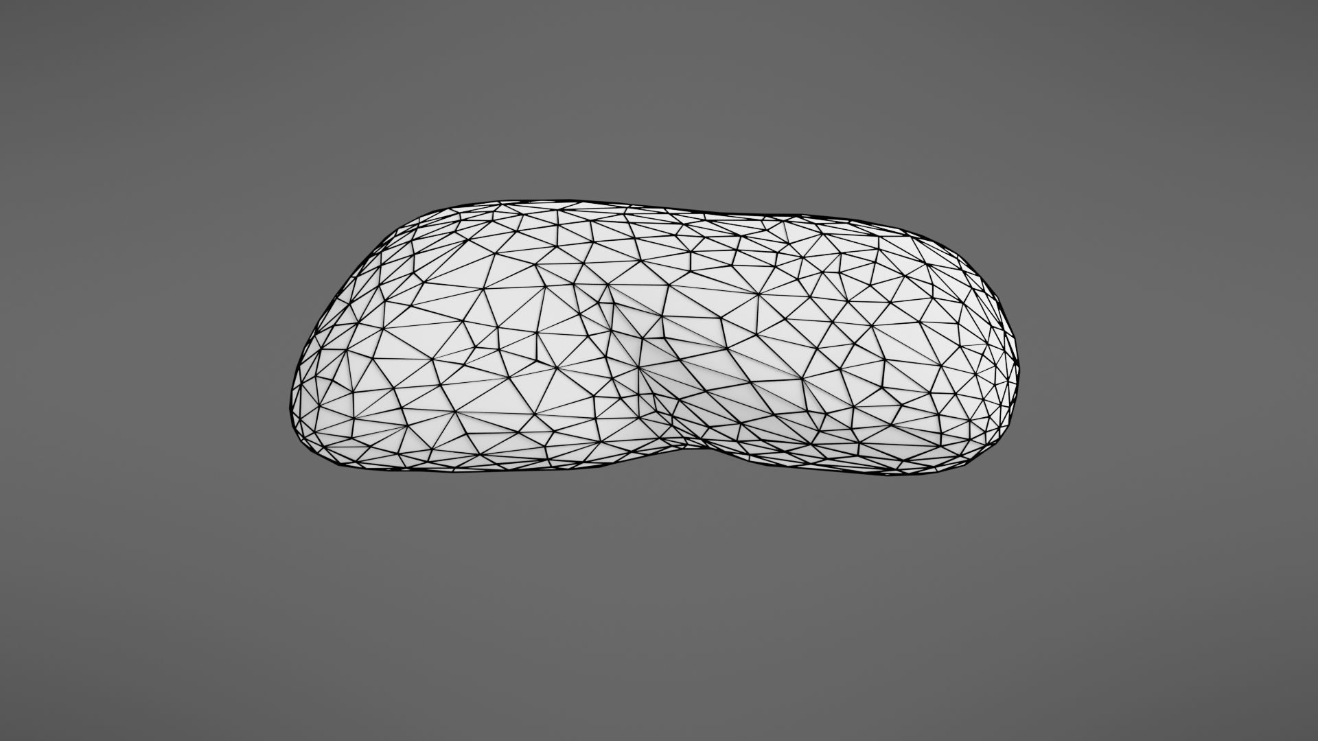 Bread roll Low-poly 3D model_24