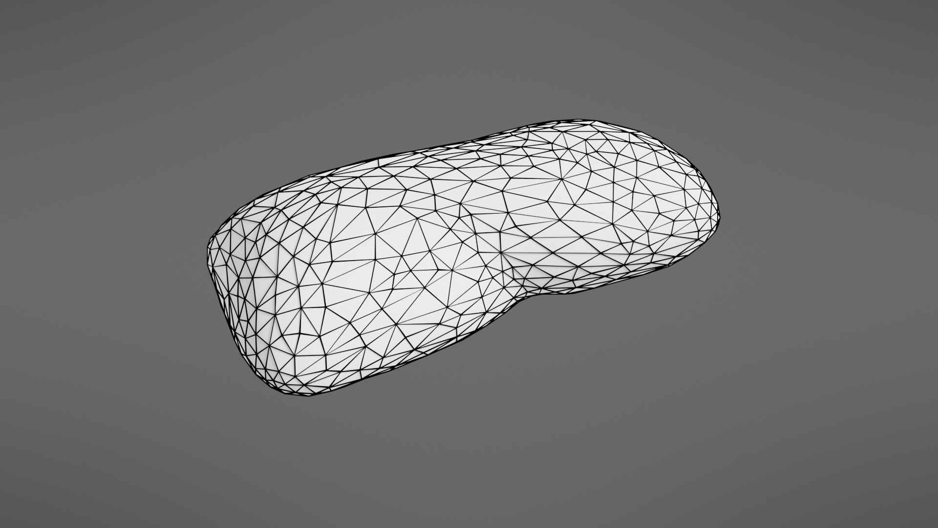 Bread roll Low-poly 3D model_26
