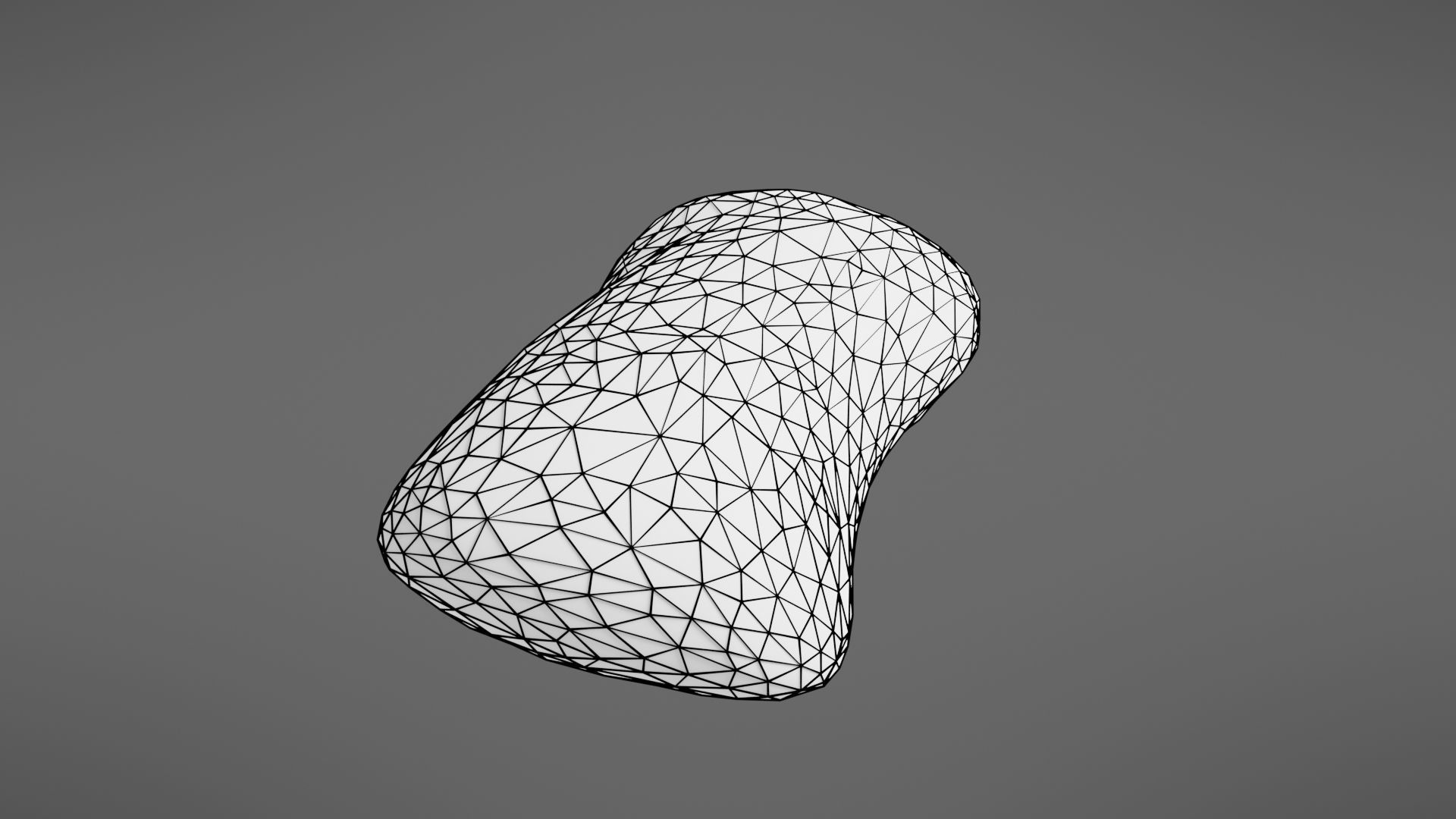 Bread roll Low-poly 3D model_35