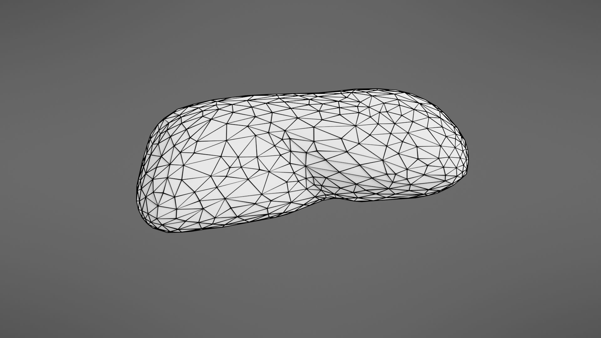 Bread roll Low-poly 3D model_25