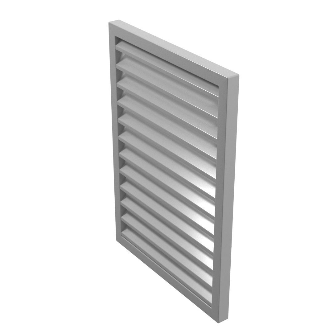 louver window persiana blind low poly Low-poly 3D model_6