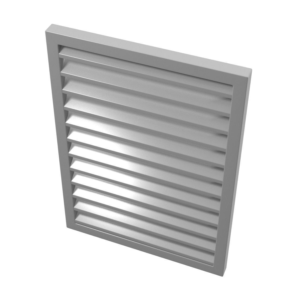 louver window persiana blind low poly Low-poly 3D model_3