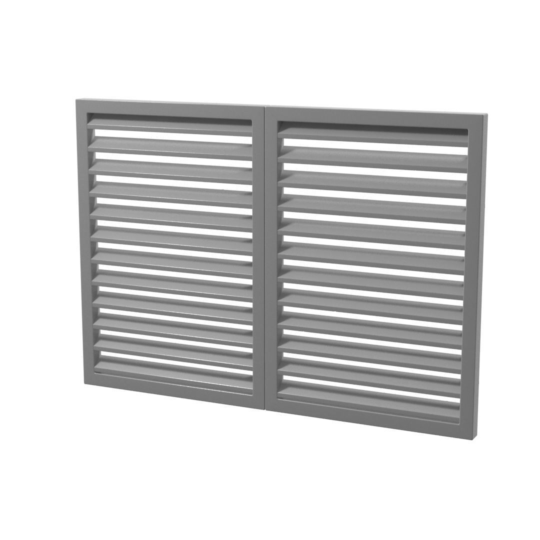 louver window persiana blind low poly Low-poly 3D model_7