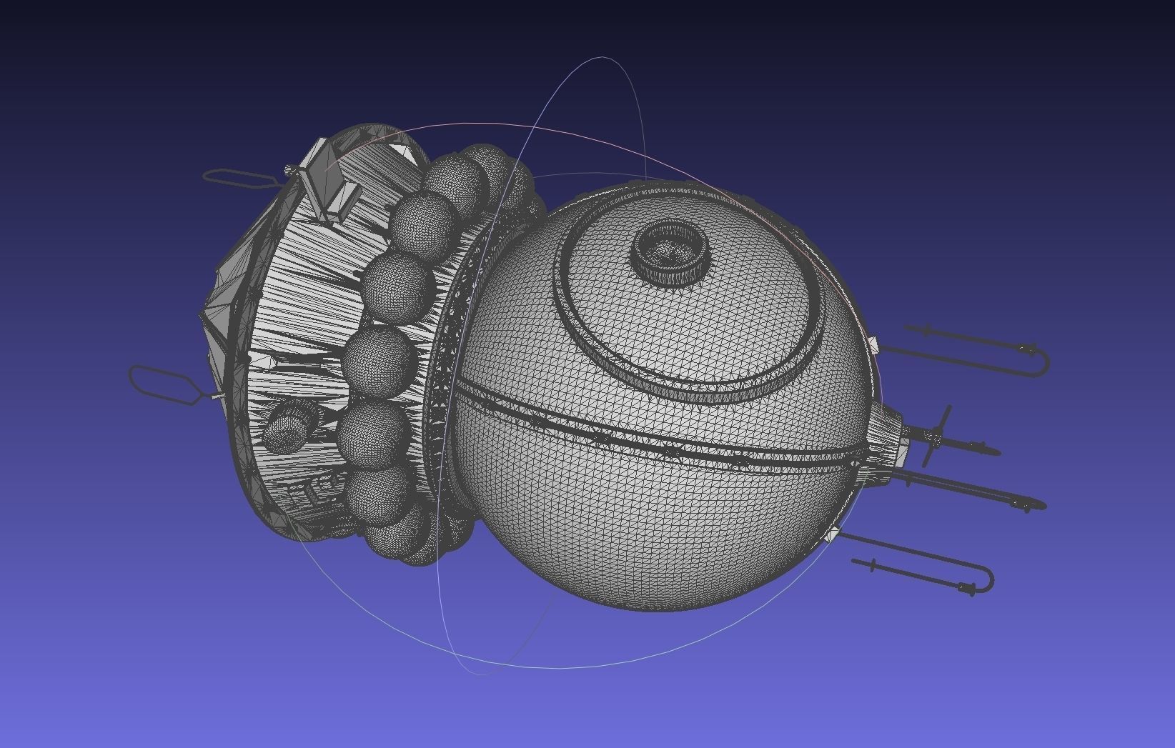 Basic Vostok 1 Vostok 3KA Space Capsule Printable Model 3D print model_20