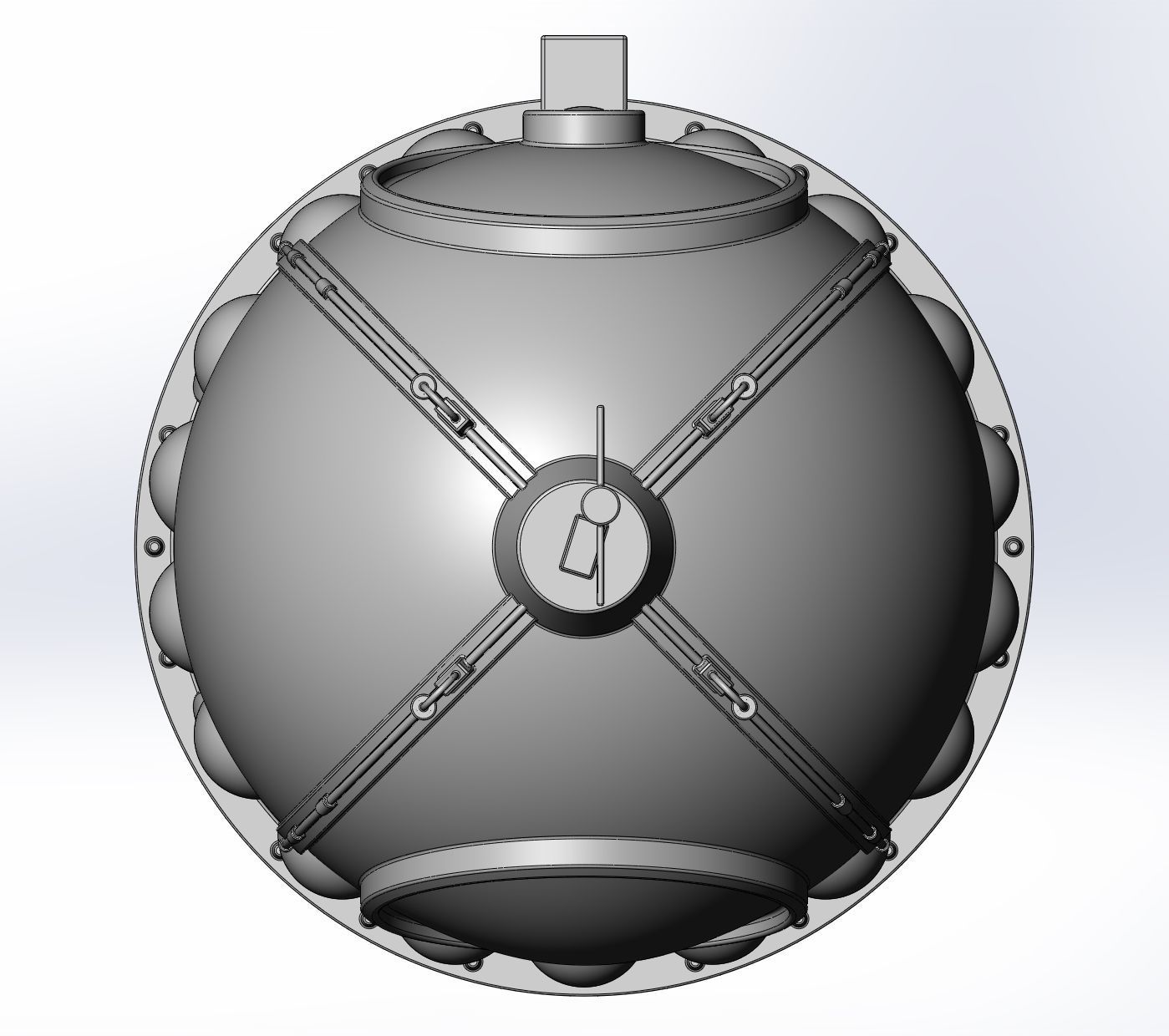 Basic Vostok 1 Vostok 3KA Space Capsule Printable Model 3D print model_28