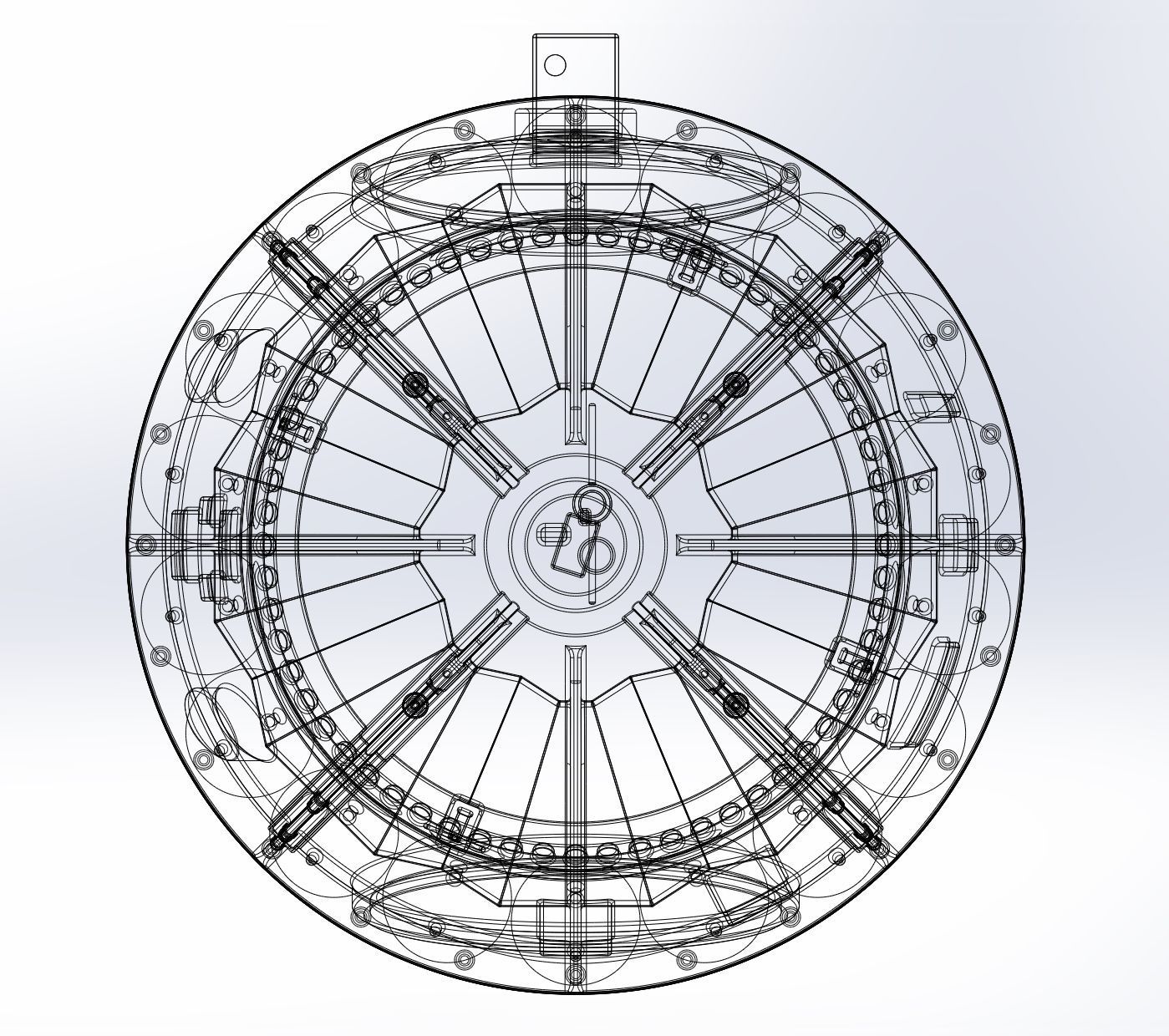 Basic Vostok 1 Vostok 3KA Space Capsule Printable Model 3D print model_29