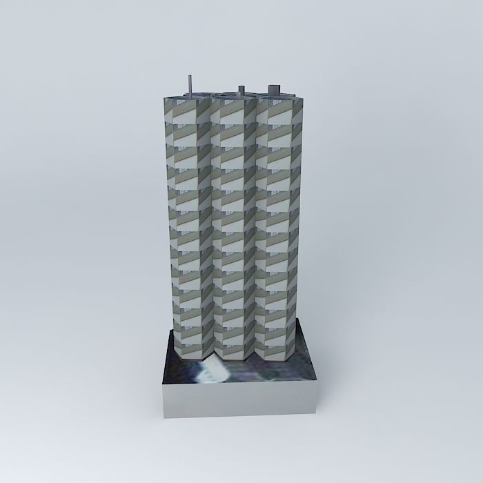 Building in Campinas SP Center 3D model_1