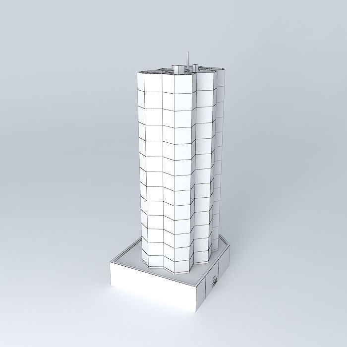 Building in Campinas SP Center 3D model_3