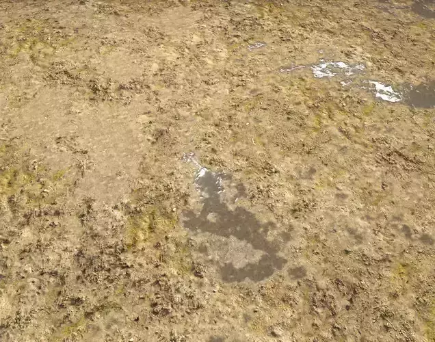 Muddy Soil Seamless PBR Texture