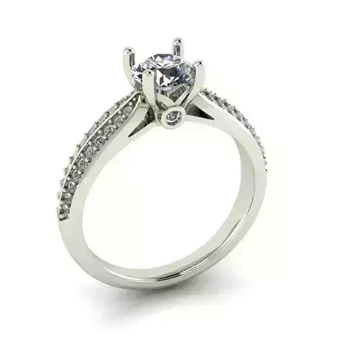 Female luxury engagement ring
