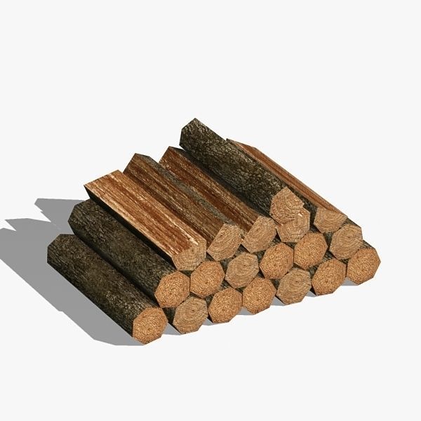 Woods 02 Low-poly 3D model_3