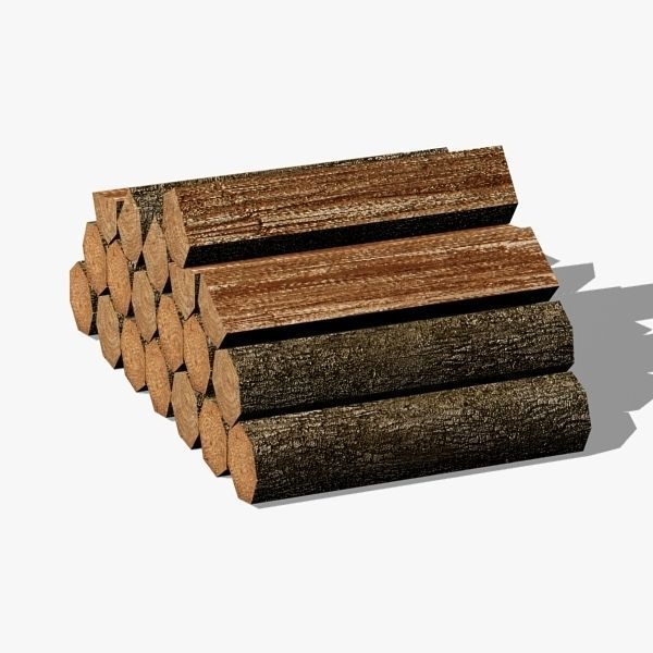 Woods 02 Low-poly 3D model_1