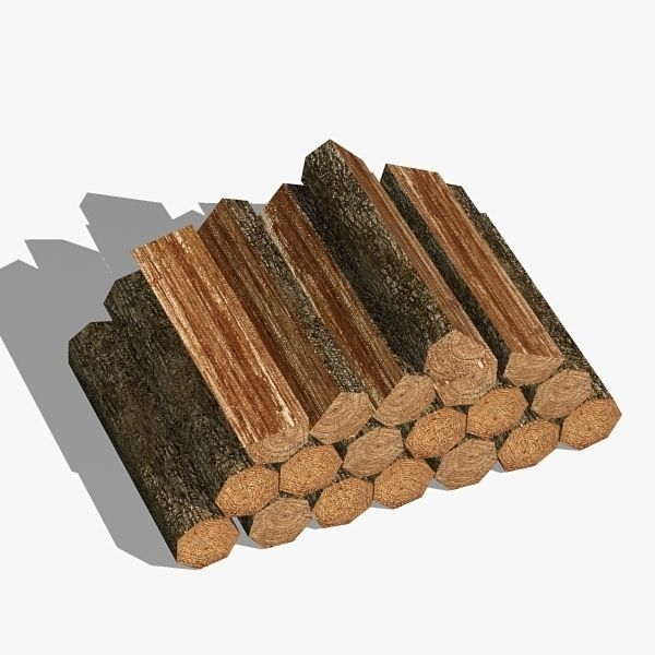 Woods 02 Low-poly 3D model_6