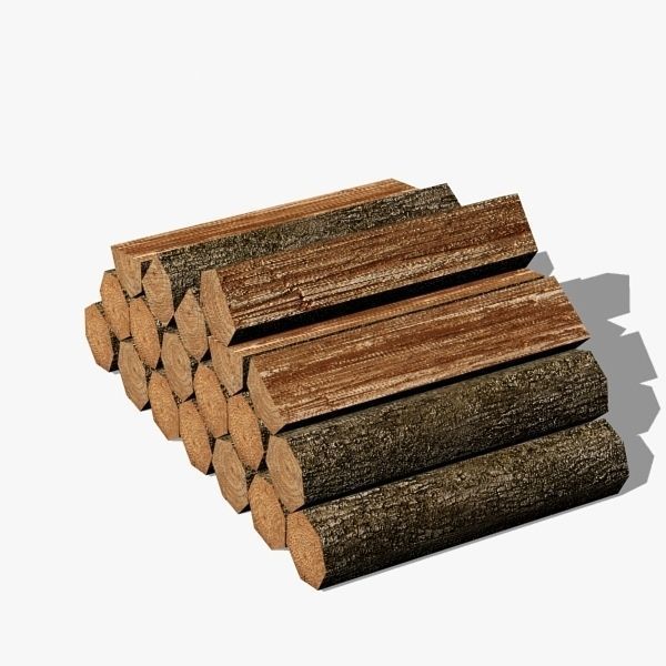 Woods 02 Low-poly 3D model_7