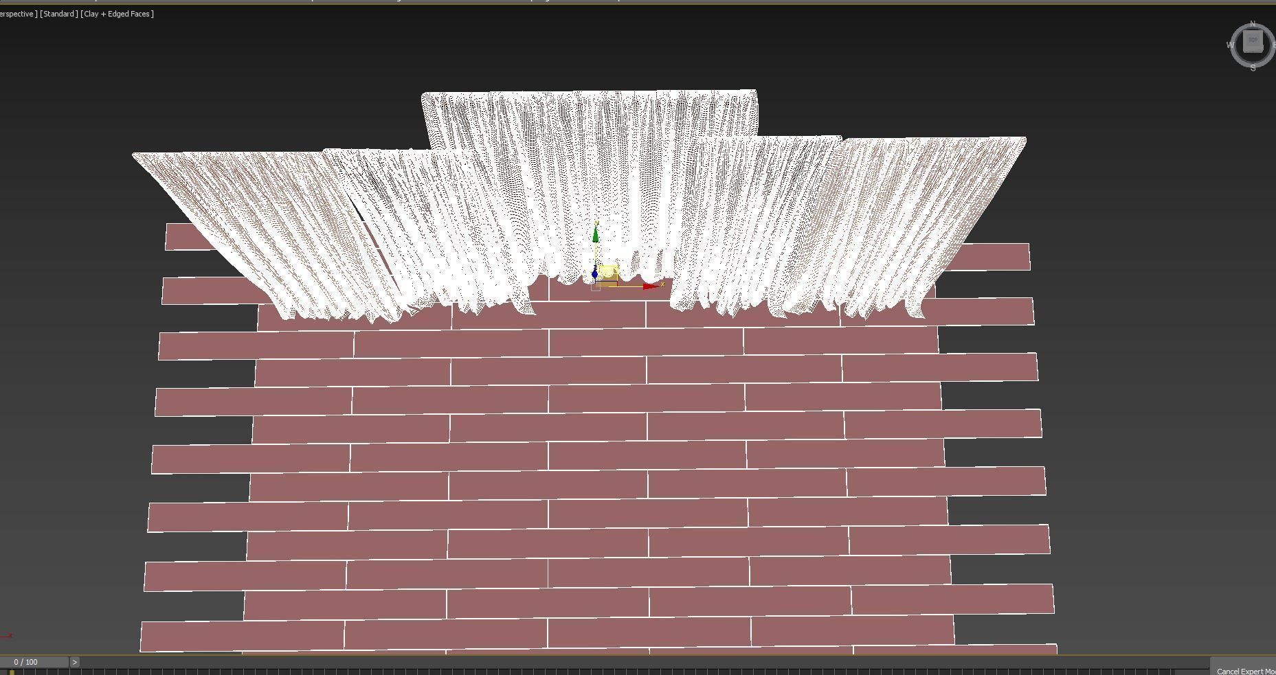 Curtains with tulle set 07 3D model_5