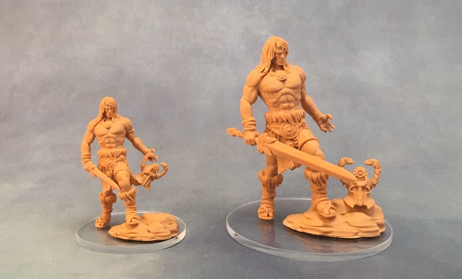 The barbarian - 3D Print Model figurine of man holding sword 3D print model_7