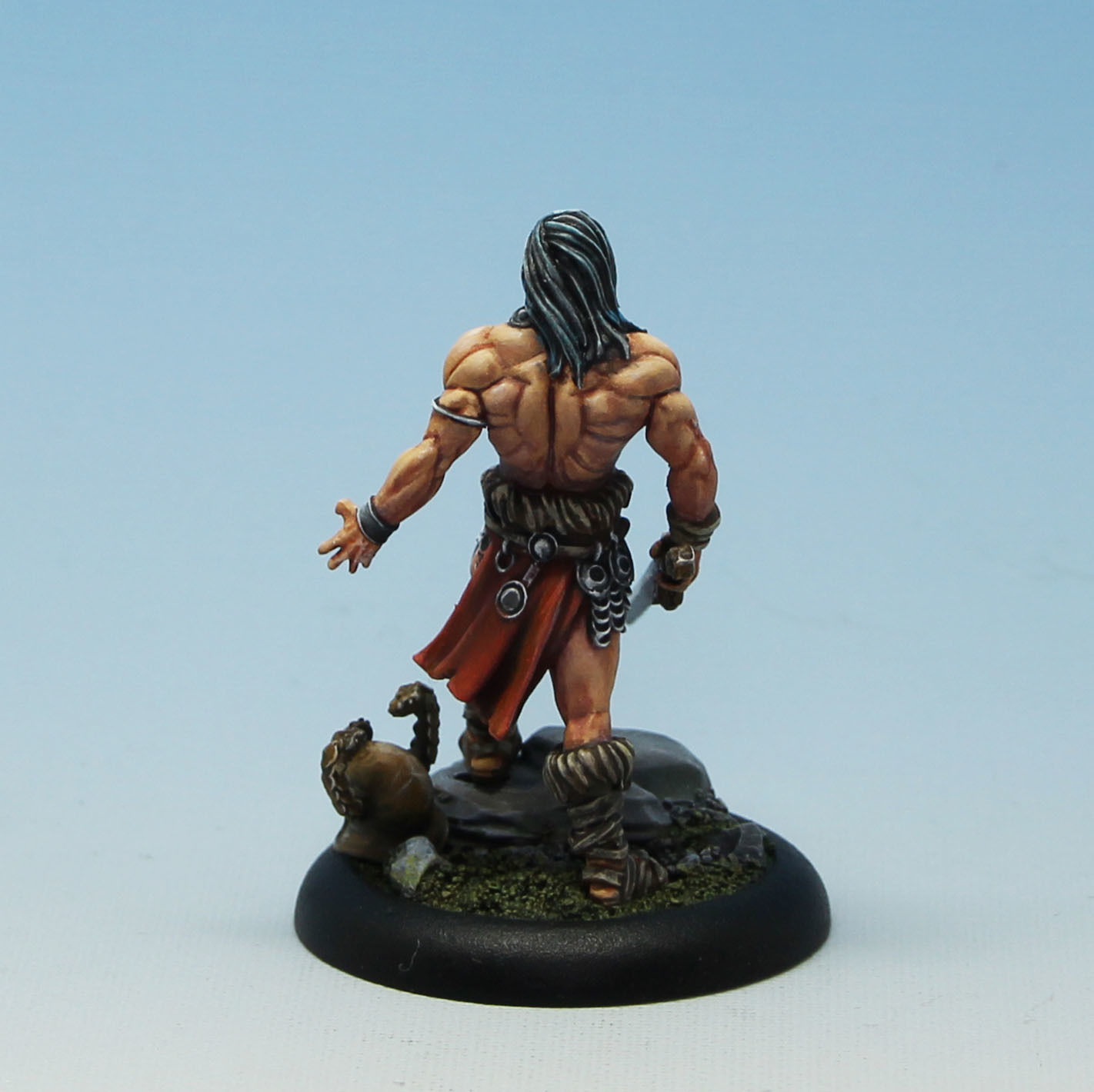 The barbarian - 3D Print Model figurine of man holding sword 3D print model_4