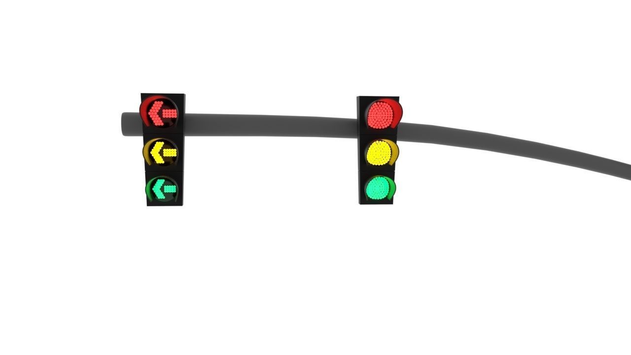 Traffic Light 3D model_6