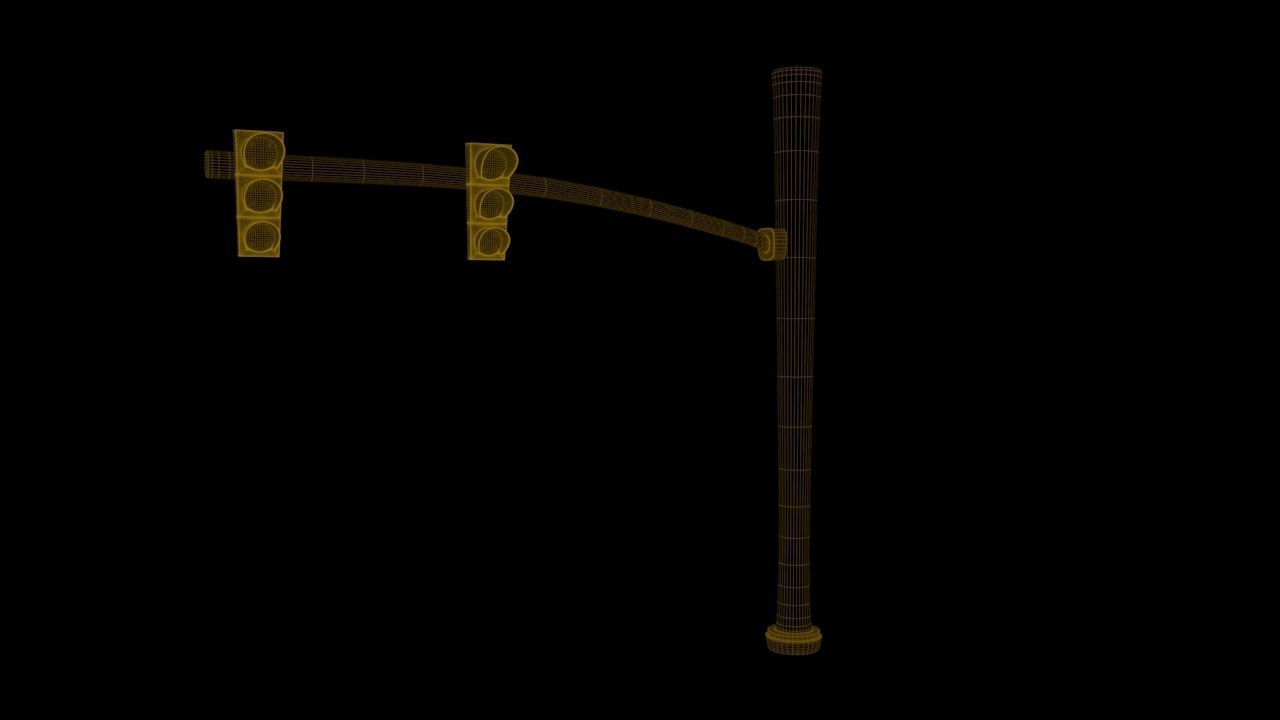 Traffic Light 3D model_8