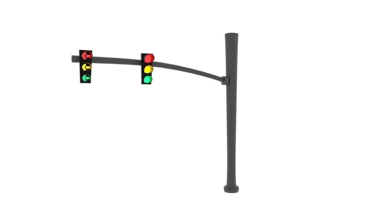 Traffic Light 3D model_2